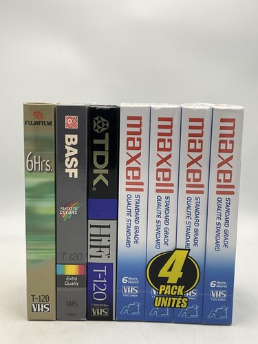 Blank vhs tapes lot 7 - lot, of